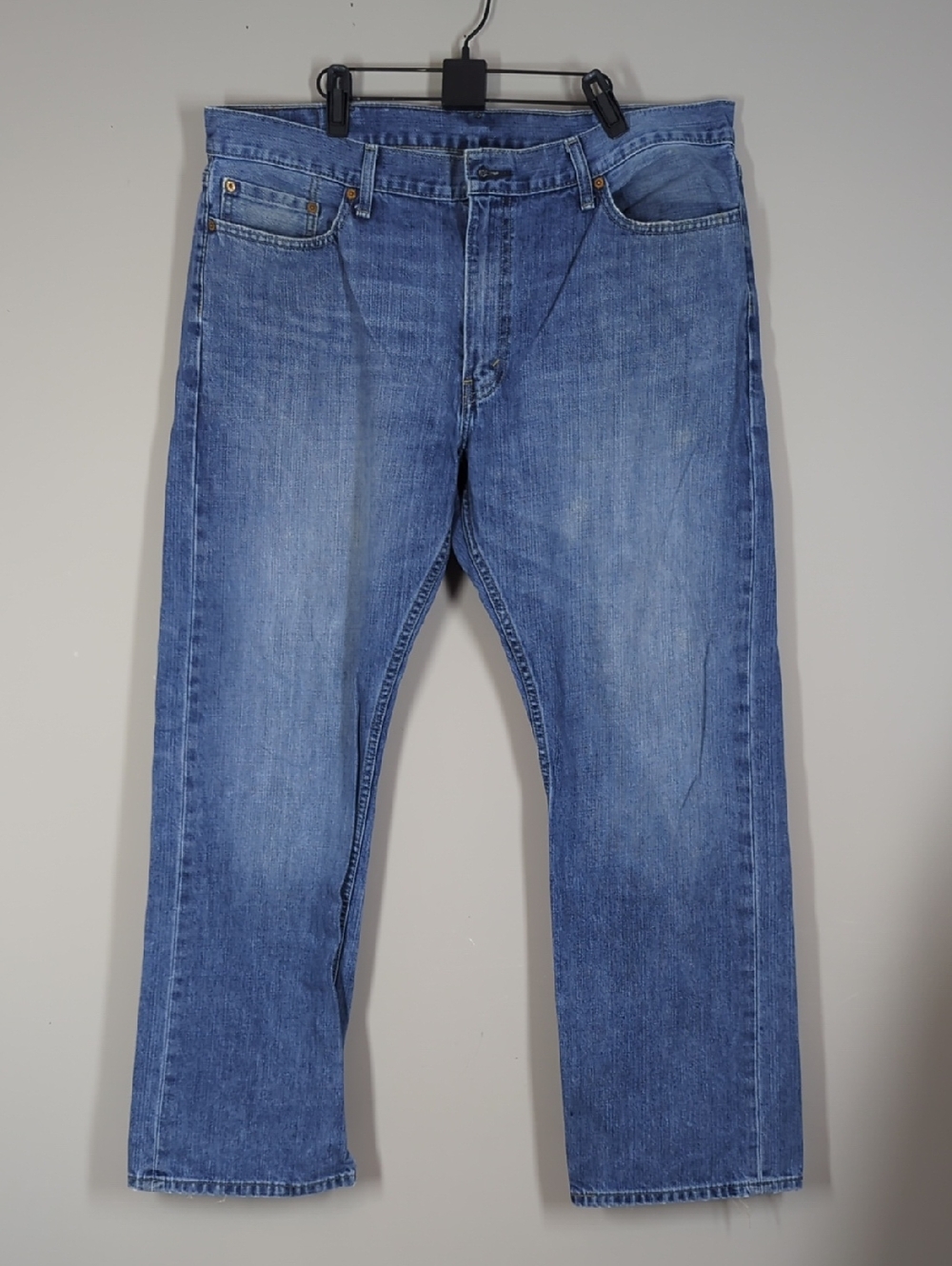 Levis 514 40x32 Classic Men's Blue Denim Jeans - Straight Fit